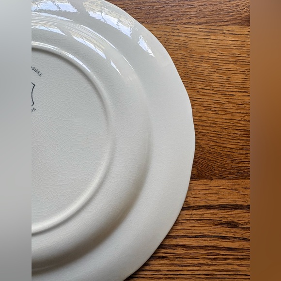 J&G Meakin Royal Staffordshire Heirloom Ironstone White set of 2 Plates ~10.5 in - Picture 13 of 16